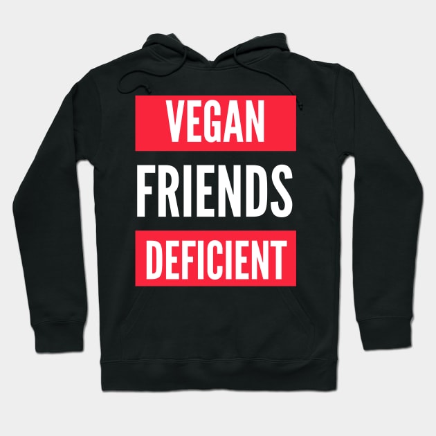 Vegan funny quote design Hoodie by Veganstitute 